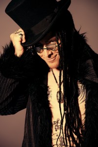 A Handsome Carny Wearing a Top Hat 