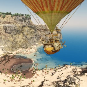 Ride on a Wizard's Airship